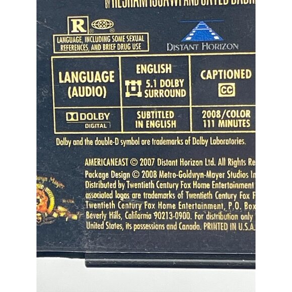 American east dvd 2008 111min R copyright 20th century fox movie READ - Picture 5 of 6